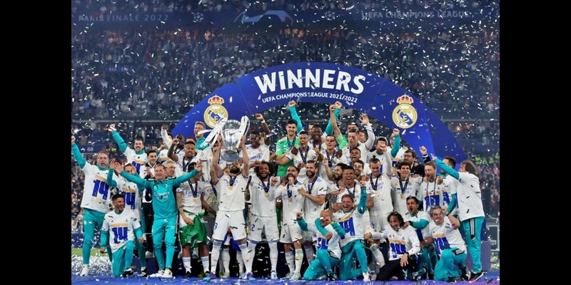 CLB Real Madrid là đội dẫn đầu BXH các đội bóng đã từng vô địch Champions League với 14 lần