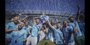 CLB Manchester City vượt qua các đội bóng Ngoại hạng Anh 2017 để lên ngôi vô địch