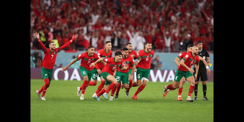 Maroc gây bất ngờ sau khi trở thành 1 trong số các đội bóng vào Tứ kết của World Cup 2022